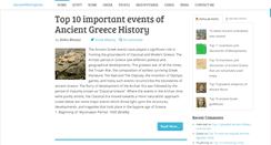 Desktop Screenshot of ancienthistorylists.com